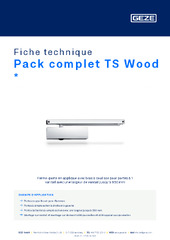 Pack complet TS Wood  * Fiche technique FR