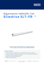 Slimdrive SLT-FR  * Sigurnosno-tehnički list HR