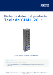Teclado CLMI-2C  * Ficha de datos del producto ES
