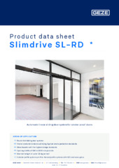 Slimdrive SL-RD  * Product data sheet EN