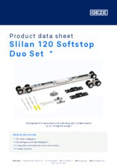 Slilan 120 Softstop Duo Set  * Product data sheet EN