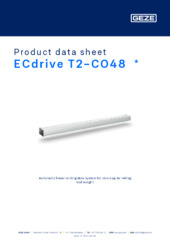 ECdrive T2-CO48  * Product data sheet EN