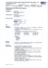 Baumusterprüfbescheinigung DE (1148493)