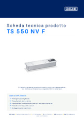 TS 550 NV F Scheda tecnica prodotto IT