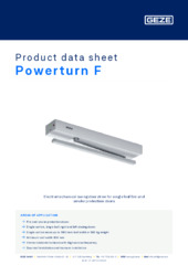 Powerturn F Product data sheet EN