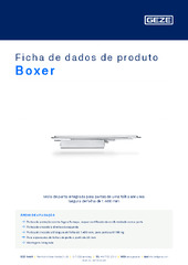 Boxer Ficha de dados de produto PT