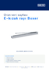 E-kızak rayı Boxer Ürün veri sayfası TR