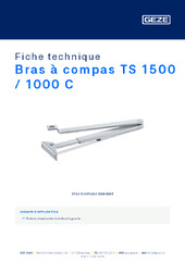 Bras à compas TS 1500 / 1000 C Fiche technique FR