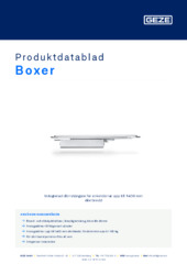 Boxer Produktdatablad SV