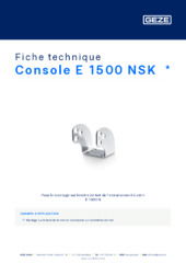 Console E 1500 NSK  * Fiche technique FR