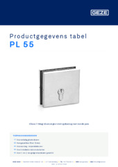 PL 55 Productgegevens tabel NL