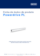 Powerdrive PL Ficha de dados de produto PT