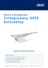Zintegrowany GEZE ActiveStop Karta katalogowa PL