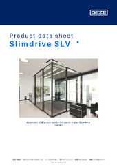 Slimdrive SLV  * Product data sheet EN