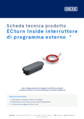 ECturn Inside interruttore di programma esterno  * Scheda tecnica prodotto IT