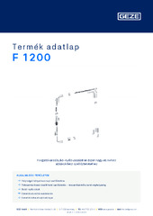F 1200 Termék adatlap HU
