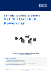 Set di attacchi B Powerchain Scheda tecnica prodotto IT