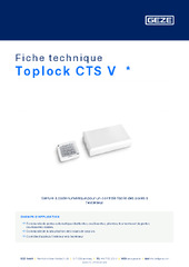Toplock CTS V  * Fiche technique FR