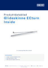 Glideskinne ECturn Inside Produktdatablad NB