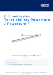 Tekerlekli ray Powerturn / Powerturn F Ürün veri sayfası TR