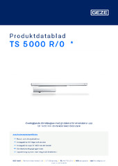 TS 5000 R/0  * Produktdatablad SV