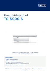 TS 5000 S Produktdatablad NB
