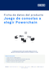 Juego de consolas a elegir Powerchain Ficha de datos del producto ES