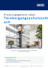 Türübergangsschutzschlauch Productgegevens tabel NL
