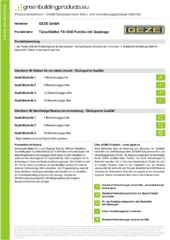 Produktdeklaration (LEED, DGNB, EPD) DE (758699)