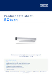 ECturn Product data sheet EN