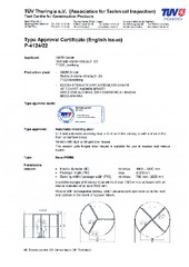 Type examination certificate EN (70272)