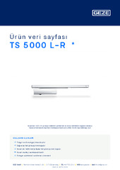 TS 5000 L-R  * Ürün veri sayfası TR