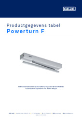 Powerturn F Productgegevens tabel NL