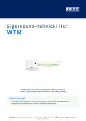 WTM  * Sigurnosno-tehnički list HR