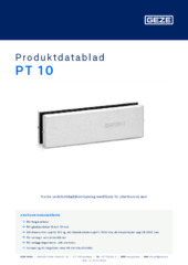 PT 10 Produktdatablad SV