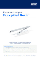 Faux pivot Boxer Fiche technique FR
