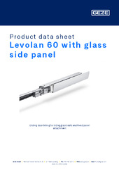 Levolan 60 with glass side panel Product data sheet EN