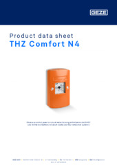 THZ Comfort N4 Product data sheet EN