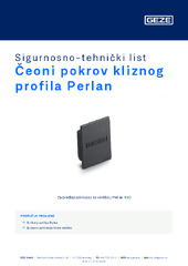 Čeoni pokrov kliznog profila Perlan Sigurnosno-tehnički list HR