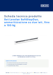 Set Levolan SoftStopDuo, ammortizzazione su due lati, fino a 100 kg Scheda tecnica prodotto IT