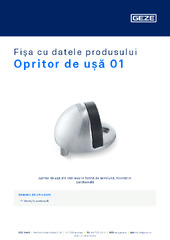 Opritor de ușă 01 Fișa cu datele produsului RO