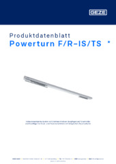 Powerturn F/R-IS/TS  * Produktdatenblatt DE