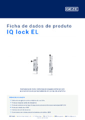IQ lock EL Ficha de dados de produto PT