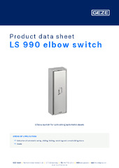 LS 990 elbow switch Product data sheet EN