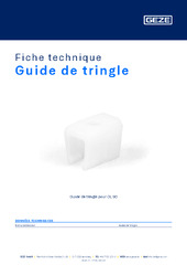 Guide de tringle Fiche technique FR