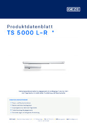 TS 5000 L-R  * Produktdatenblatt DE