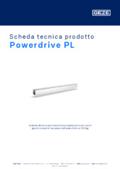 Powerdrive PL Scheda tecnica prodotto IT