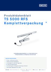 TS 5000 RFS Komplettverpackung  * Produktdatenblatt DE