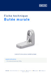 Butée murale Fiche technique FR