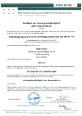 Zertifikat DE (742900)